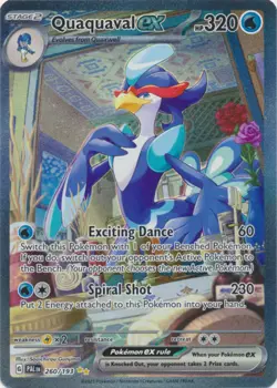 1x Quaquaval ex - 260/193 - Special Illustration Rare NM-Mint Pokemon SV02 - Pal - Image 1
