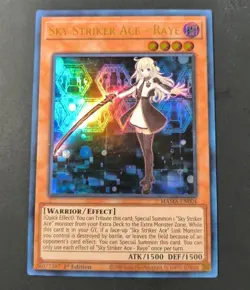 Yu-Gi-Oh! Sky Striker Ace-Raye Ultra Rare MAMA-EN004 1st Edition NM - Image 1
