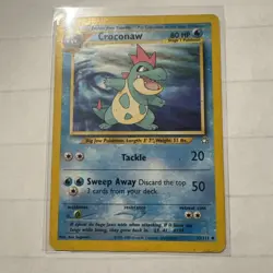 Pokemon Card - Neo Genesis 32/111 - CROCONAW (uncommon) - NM - Image 1
