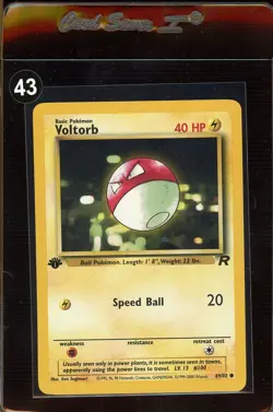 1st Edition Voltorb 69/82 - Team Rocket - Pokemon Card - Near Mint (NM) - Image 5
