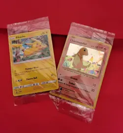 Rare Nintendo Pokemon Event Promo cards Holo Charmander and Pikachu, sealed - Image 2