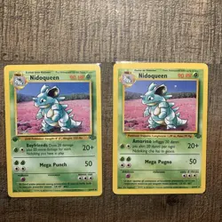 Nidoqueen - Pokemon -Jungle card #23/64 - 1ST EDITION-RARE Non-Holo and extra - Image 1