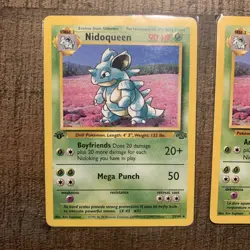 Nidoqueen - Pokemon -Jungle card #23/64 - 1ST EDITION-RARE Non-Holo and extra - Image 2