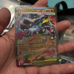 Mega Charizard X EX Double Rare Card 13/94 Pokemon Phantasmal Flames NM/M - Image 2