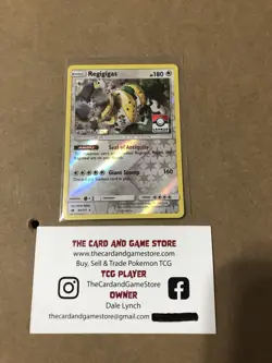 Pokemon Regigigas 2nd Place League Challenge Promo TCG Card Pokemon - Image 1
