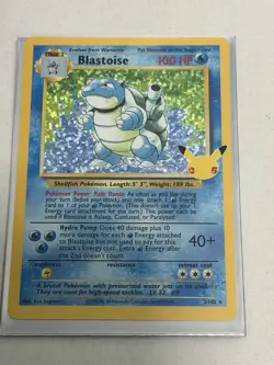 #2 Blastoise 2/102 Celebrations Classic Collection Holo Pokemon Card TCG - Image 1
