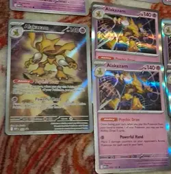 Pokemon TCG Cards Alakazam Full Art -plus Abra And Kadabra - Image 2