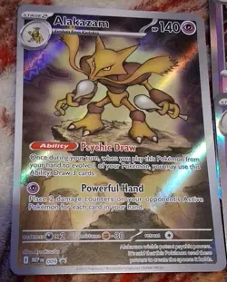 Pokemon TCG Cards Alakazam Full Art -plus Abra And Kadabra - Image 4