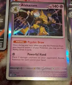Pokemon TCG Cards Alakazam Full Art -plus Abra And Kadabra - Image 5