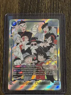 Son Goku : Childhood FB06-119 Secret Rare Manga Booster 02 Dragon Ball Card En - Image 3