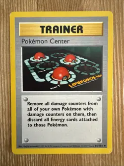 Pokemon Center Pokemon Card TCG Base Set 85/102 Shadowless LP - Image 1