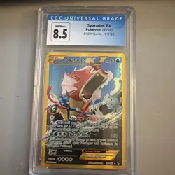 CGC 8.5 Gyarados EX 2016 BREAKpoint 123/122 Secret Rare Holo Pokemon Card - Image 1