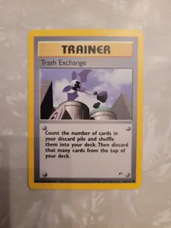 Pokemon TCG Card - Gym Heroes #126/132 - Trainer Trash Exchange - NM - Image 1