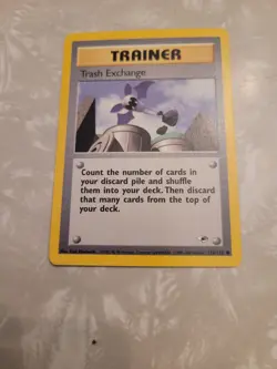 Pokemon TCG Card - Gym Heroes #126/132 - Trainer Trash Exchange - NM - Image 2