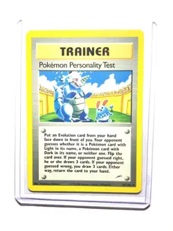 POKEMON PERSONALITY TEST - 102/105 - Neo Destiny - Trainer - Pokemon Card - NM - Image 1