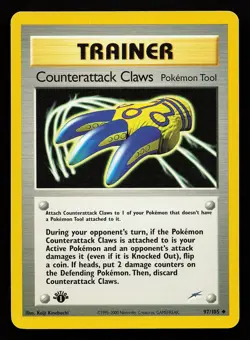 Counterattack Claws 97/105 1st Edition Neo Destiny Pokemon Card - Image 1