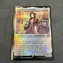MTG Aerith Gainsborough #0004 (Regular Foil) Final Fantasy NM/M - Image 1