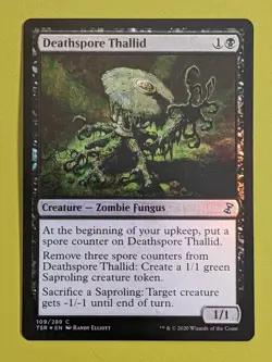 FOIL Deathspore Thallid x1 Time Spiral Remastered 1x Magic the Gathering MTG - Image 1
