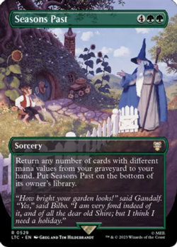 1x Seasons Past ~~ Borderless NM-Mint, English Universes Beyond: Commander: Lord - Image 1