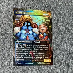 MTG Vivi Ornitier (Borderless) (Chocobo Track Foil) Final Fantasy Foil M 0570 - Image 1