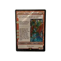 Summon: Esper Valigarmanda 0060 (Surge Foil) Final Fantasy Commander MTG - Image 1