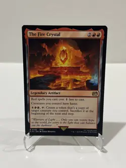 MTG The Fire Crystal - FINAL FANTASY (FIN) NEAR MINT - Image 1