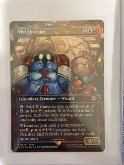 MTG Vivi Ornitier Borderless Chocobo Track Foil Final Fantasy Foil - Image 3