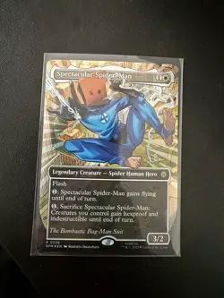 Spectacular Spider-Man (0236) (Borderless) (Textured Foil) Spiderman MTG - Image 1