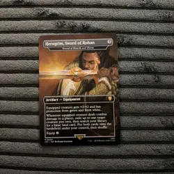 Herugrim, Sword Of Rohan - Sword of Hearth and Home MTG LOTR NM - Image 1