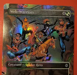 MTG: SPIDER-MAN: WEB - WARRIORS, 0203, FOIL , UNCOMMON, NM, SPM, BORDERLESS - Image 2