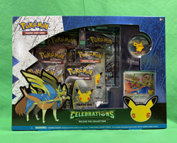 Pokemon TCG Celebrations 25th Zacian Deluxe Pin Collection Box BRAND NEW SEALED - Image 1