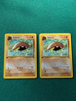 Pokemon TCG: 2, 1st Edition Fossil Kabuto 1999 NM - Image 2