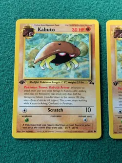 Pokemon TCG: 2, 1st Edition Fossil Kabuto 1999 NM - Image 4