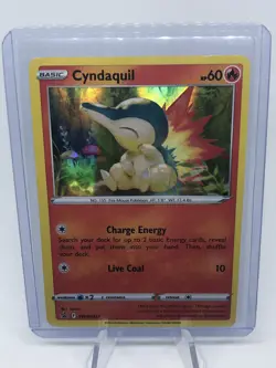 Pokemon TCG Cyndaquil SWSH221 SWSH Black Star Promo Promos Holo - Image 1