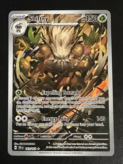 Shiftry 163/162 Pokemon Temporal Forces Illustration Rare Full Art Holo NM - Image 1