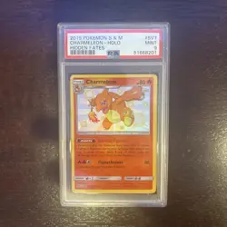 2019 Pokemon Sun & Moon Hidden Fates Shiny Vault SV7/SV94 Charmeleon Holo PSA 9 - Image 1