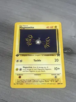 Magnemite 60/82 - Pokemon TCG - Team Rocket- 1st Edition WotC Vintage - Image 1