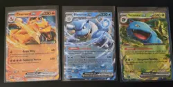 Charizard EX 6/165 & Venusaur EX 3/165 & Blastoise EX 9/165 151 Pokemon TCG LP - Image 1