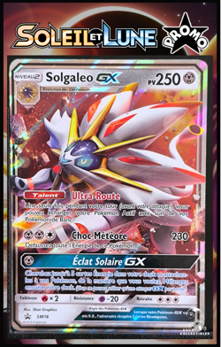 Carte Pokemon Solgaleo GX SM16 Promo Soleil & Lune FR 2 - Image 1