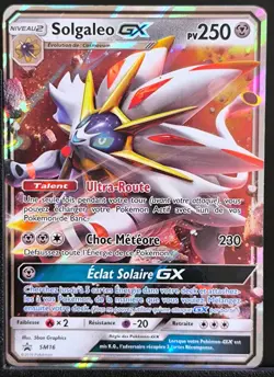 Carte Pokemon Solgaleo GX SM16 Promo Soleil & Lune FR 2 - Image 2