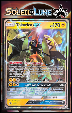 Carte Pokemon Tokorico GX SM33 Promo Soleil & Lune FR - Image 1