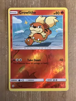Growlithe 21/149 - Sun & Moon - Reverse Holo - NM - Pokemon TCG - Image 1