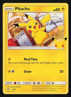 Pikachu 25/25 Celebrations 25th Anniversary 2021 - Pokemon TCG - Image 1