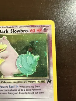 Dark Slowbro 12/82 Holo Rare Pokemon TCG Team Rocket WOTC SMG - Image 3
