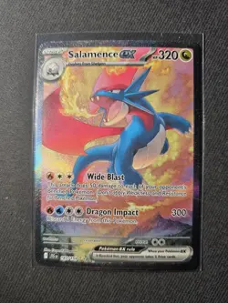 Pokemon Journey Together Salamence EX Illustration Rare 187/159 English NM - Image 1