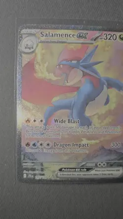Pokemon Journey Together Salamence EX Illustration Rare 187/159 English NM - Image 2