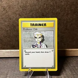 Professor Oak Base Set 1999 Unlimited 88/102 Pokemon - Image 1