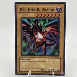 Yugioh! LP Red-Eyes B. Dragon - DB1-EN126 - Super Rare - Unlimited Edition Light - Image 1