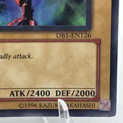 Yugioh! LP Red-Eyes B. Dragon - DB1-EN126 - Super Rare - Unlimited Edition Light - Image 5