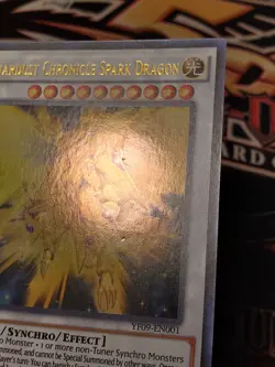 Yugioh Stardust Chronicle Spark Dragon YF09-EN001 Ultra Rare Limited Edition VLP - Image 2